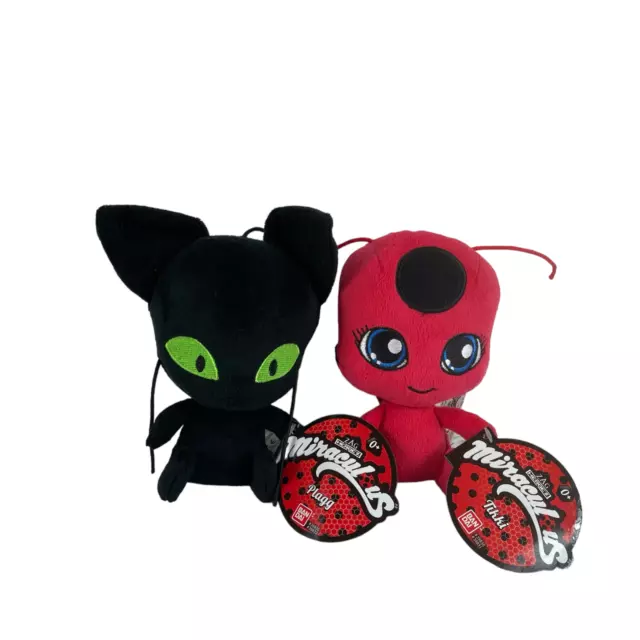 Ladybug, cat Noir, Bubbler, Storm, Tikki and Plagg (Set 8pcs), Action  figures