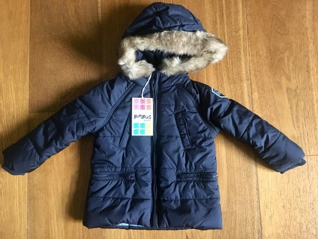 GIACCA PIUMINO INVERNALE BIMBUS (By BRUMS ) BAMBINO 9 MESI - NUOVO CON ETICHETTA