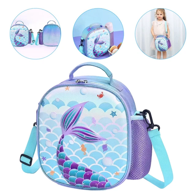 Bolsa de almuerzo sirena-Bento bolsa de trabajo lata de pan