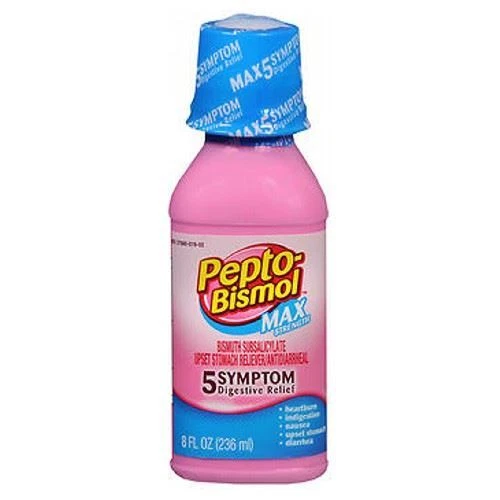 PEPTOBISMOL MAXIMUM STRENGTH Liquid Relives Upset Stom £22.16
