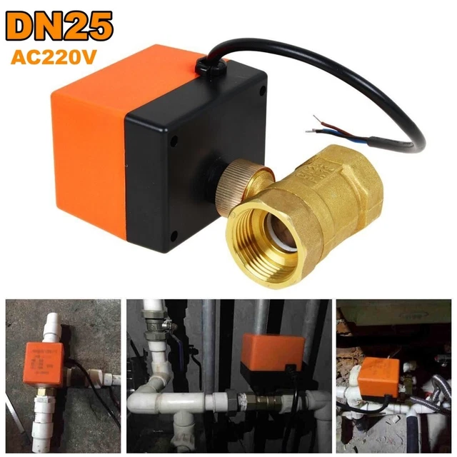 2-Wege Motor-Kugelhahn – 230 V – Elektrisch Gesteuert – NC (stromlos Geschlossen) – 1/2 Bis 2 Zoll – Für Heizung, Wasser & Industrie