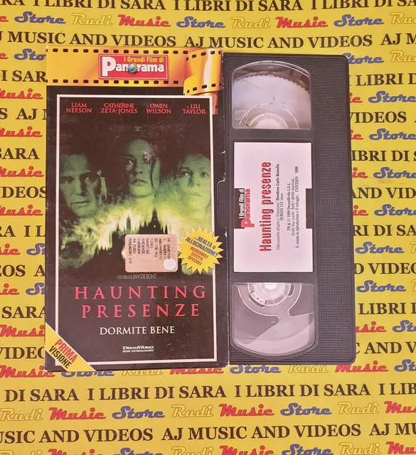 FILM VHS CARTONATA HAUNTING PRESENZE Neeson Zeta Jones PANORAMA*1999