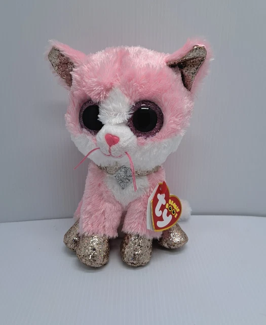 TY SILK BEANIE Boos Fiona The Feline Cat Plush Toy 14cm New With Tags PP1 12.95 PicClick AU
