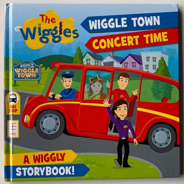 THE WIGGLES A Wiggly Storybook Wiggle Town Concert Time Book Hardcover ...