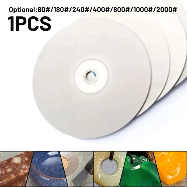 Disco de molienda recubierto de diamante para pulido de 4" para joyería y lapidario