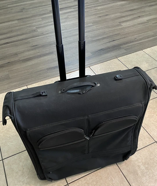 Large Tumi Alpha Garment Bag Luggage With Wheels 25" X 24" X 12" In Great Shape!