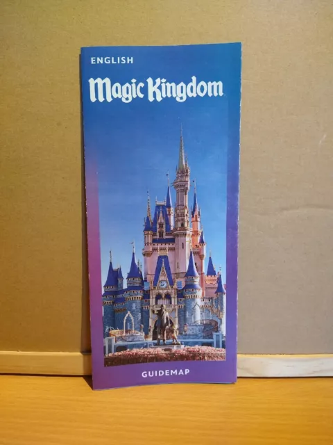 2023 Walt Disney World Magic Kingdom Park Guide Map Florida