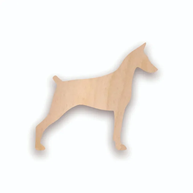 Doberman, Dog, Puppy,  Laser Cut Wood, Wood Cutout, Crafting Supply, A309