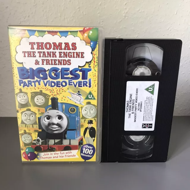 THOMAS THE TANK Engine & And Friends Vhs - Biggest Party Video Ever ...