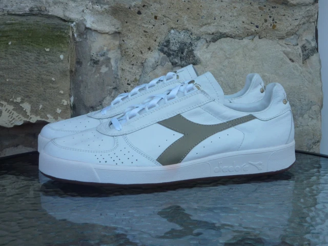 Diadora borg elite gold best sale trainers in kangaroo