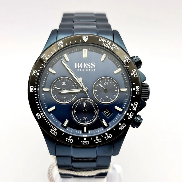 Orologio Hugo Boss HB1513758 Hero Sport Luxury Designer Orologio da uomo blu