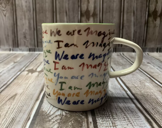 Anthropologie Hotel Magique Coffee Mug Tea Cup “I Am You Are We Are” New