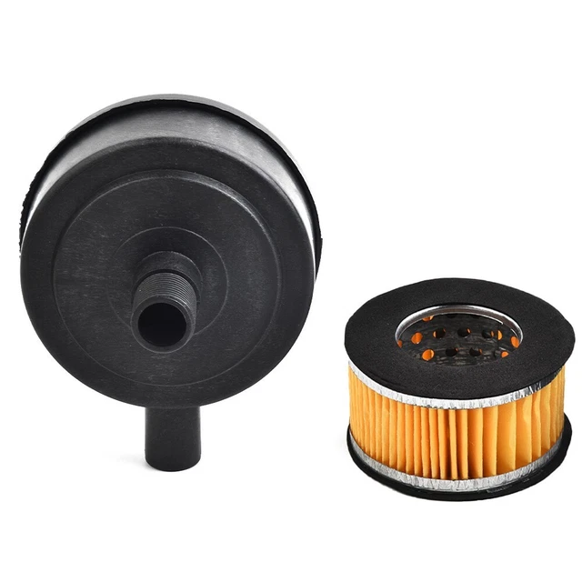 Pieces Compresseur Prodif Filtre D'admission De Compresseur D'air Noir, Silencieux, Filetage Mâle 32mm, Filtre D'admission D'air, Coque Métallique 150mm Accessoires Compresseur D'air