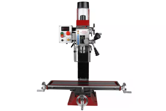 PAULIMOT Bohr-/Fräsmaschine F307-V mit Kugelumlaufspindeln und deutschem Motor