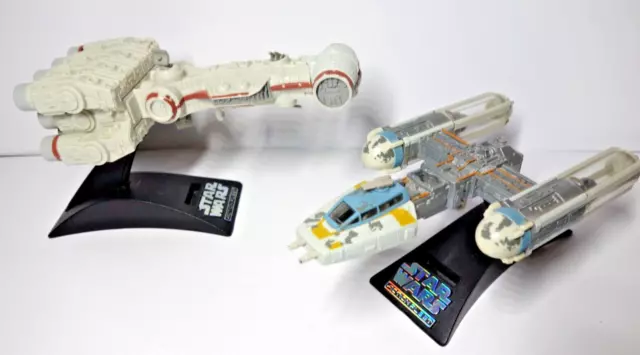 Star Wars Action Fleet Y-Wing Rebel Blockade Galoob Navi Spaziali