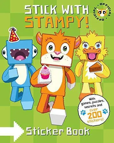 Stampy Cat: Stick with Stampy! (Sticker Activity Book), Very Good Condition, Gar