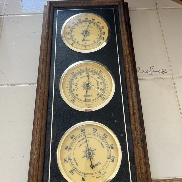 Springfield thermometer barometer and humidity meter top