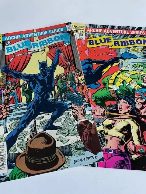 Blue Ribbon Comics #6 #7 1984 Archie Adventure Series