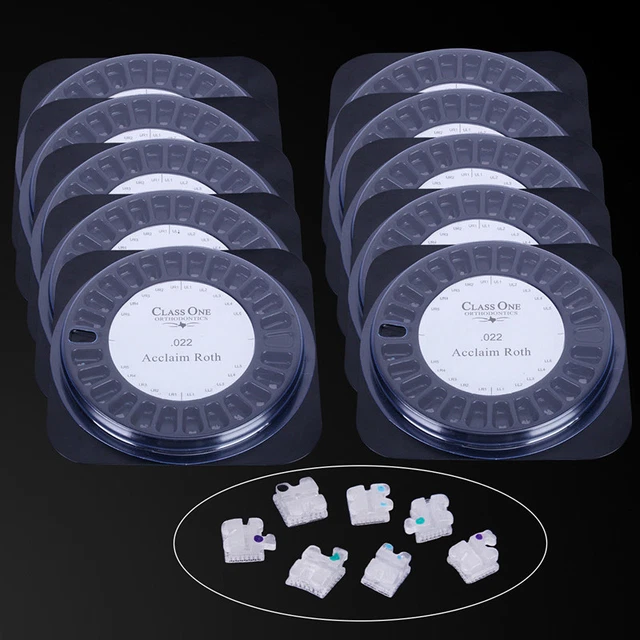 Dental Braces Set bt ini etal Roth Standard 018 022 Orthodontic Bracket Kit