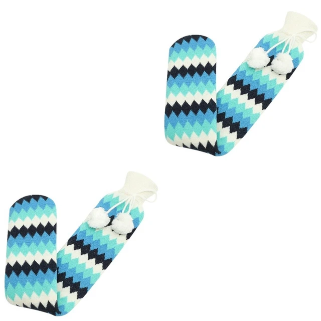 2 Sets Hot Bottle Warmer Long Water Injection Bag Explosion-proof