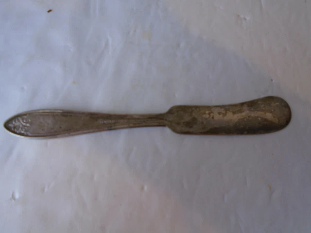 vintage WM Rogers & Son AA jelly cheese knife dining silverplate Pat. Apd