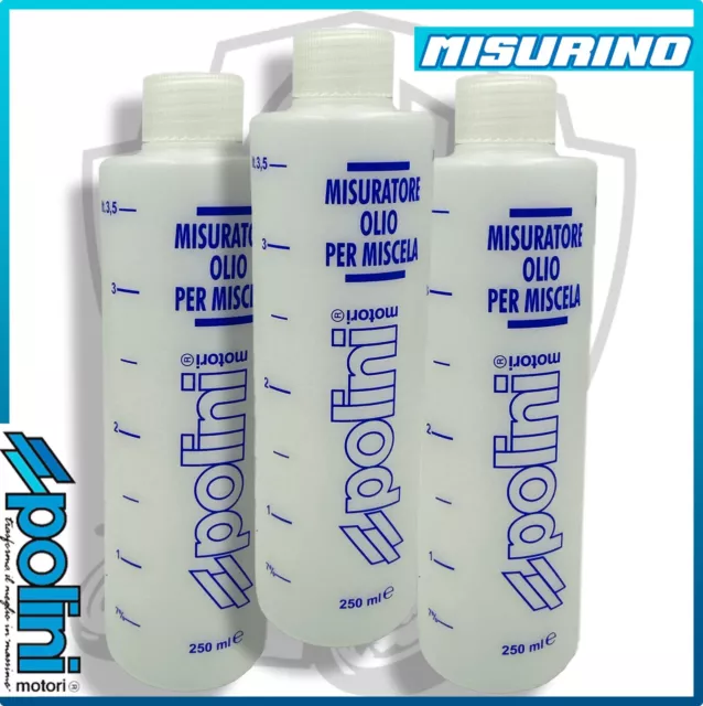 3 Mischbecher Messbecher 250 ML Für Mischung / Mischer Öl POLINI