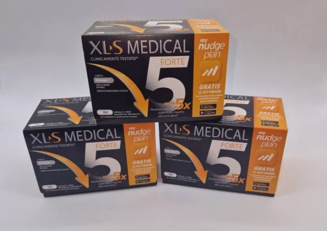 XLS Medical Forte 5 Gewichtsverlust 3 x 180 Kapseln MHD 01/2023