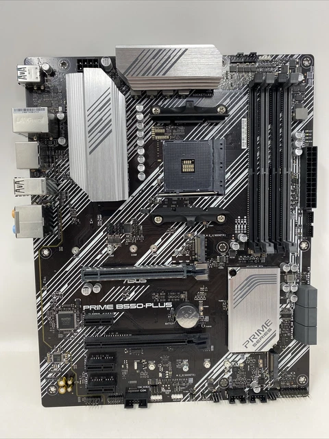 ASUS PRIME B550-PLUS AM4 AMD B550 SATA 6Gb/s ATX AMD Motherboard