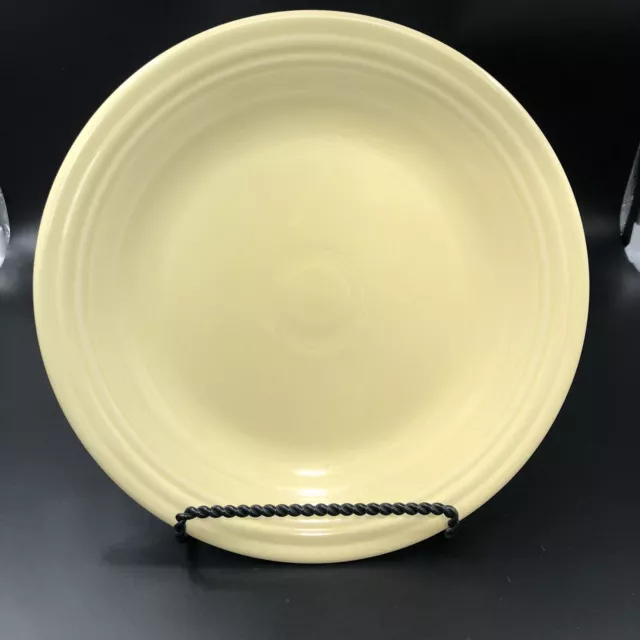 Fiestaware Homer Laughlin 10.5” Dinner Plate Pastel Yellow Fiesta