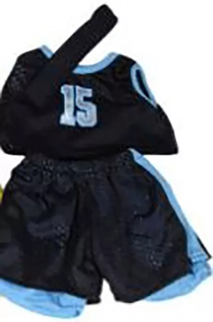 Blue Basketball Outfit Fits Most 14"-18" Build-A-Bear and Make Your Own Stuffed