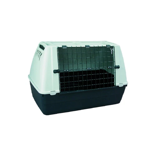 Transportín para perros en resina y rejilla metálica cm100x60x65H homologado par