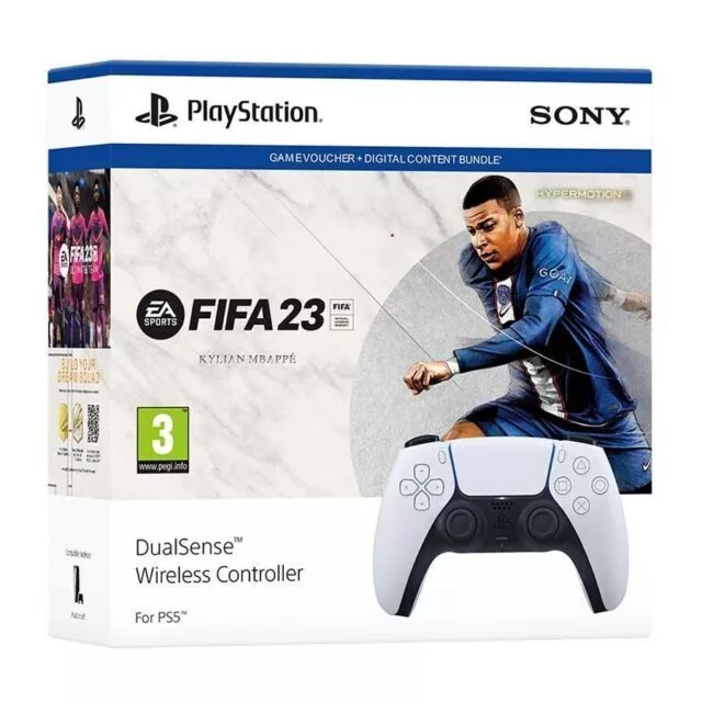 DUALSENSE WIRELESS CONTROLLER + FIFA 23 (PS5, 2022) £64.99 PicClick UK