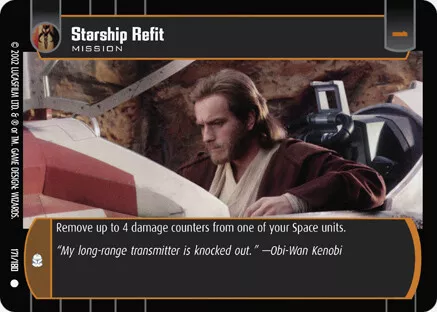 Starship Refit - FOIL - Attack of the Clones - Star Wars TCG