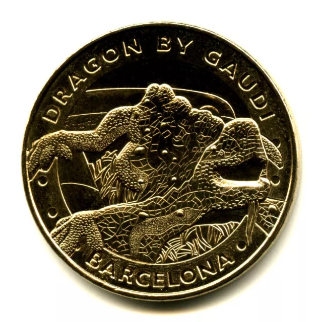 ESPAGNE Barcelone, Dragon by Gaudi, 2015, Monnaie de Paris