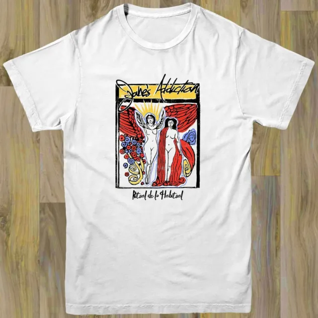 Janes Addiction Rockk Tour Concert Band White Men S-234XL T-shirt NH719