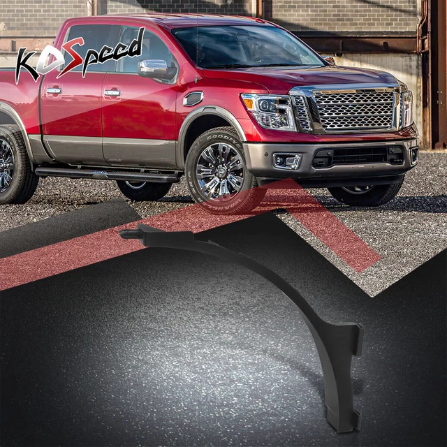 OE Style Right Side Radiator Cooling Lower Fan Shroud for 17-19 Nissan Titan