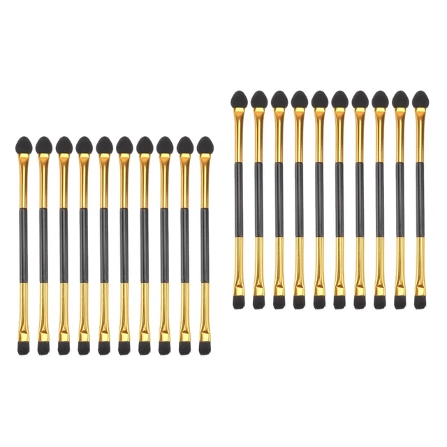 Kit de cosméticos 40 piezas cepillo de sombra de ojos de doble extremo cepillo de plástico Miss cepillo de maquillaje