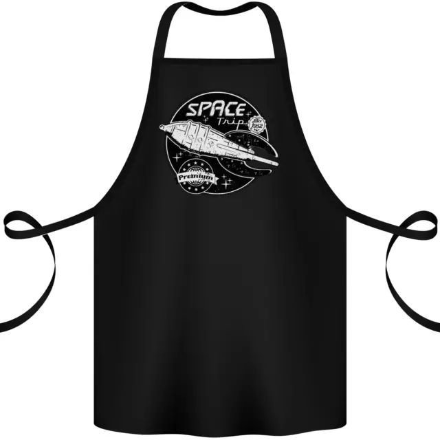 Space Trip Rocket Ship Astronaut Cotton Apron 100% Organic