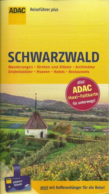 Reiseführer Schwarzwald + Maxi-Faltkarte Ungelesen wie neu 2018/19 ADAC Plus