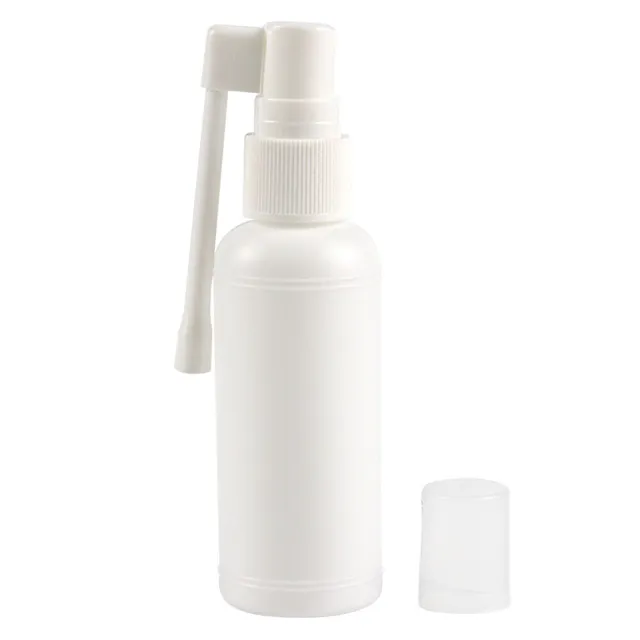 50ml long nozzle empty spray bottle shampoo press pump portable travel New