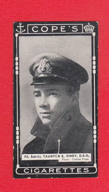 Cope Bros. & Co. Ltd. - Rare Military / V.c Heroes Card  -  Viney  -  1917