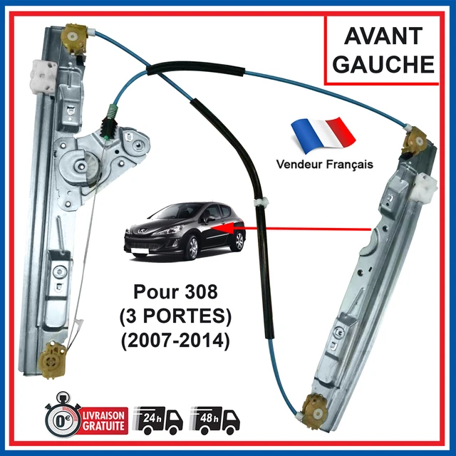 Mécanisme Monte Glace Electrique Av Gauche Prévu Pour C5 (X7) Leve