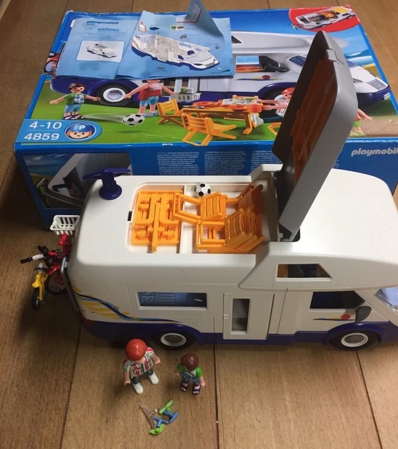 PLAYMOBIL 4859 CAMPER VAN MOTOR HOME Boxed Instructions All