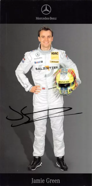 Jamie Green, Originalautogramm, Autogrammkarte, Mercedes DTM 2007