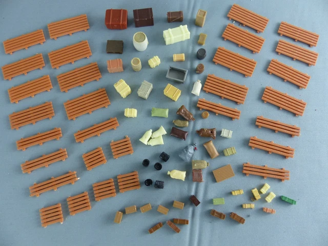 20 Sacchi Da Cantiere Su Pallet – Decor In Scala H0 1:87 Per Modellismo, Made In France