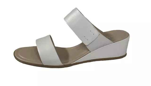 Ecco Shape 35 Wedge Mule Sandal White Size 41 US: 10-10.5 New in Box