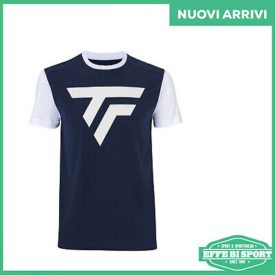 T-shirt uomo Tecnifibre da tennis maglia manica corta tshirt padel sport logo