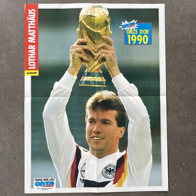 POSTER VINTAGE SALVATORE Schillaci – Italia 🇮🇹 – Mondiale 1990 – Onze Mondial EUR 12,90 - FR