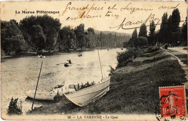 CPA La Varenne Le Quai FRANCE (1339517)