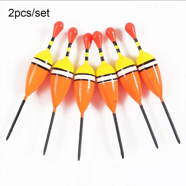 Lot De 5 Flotteurs De Pêche En Bois - Poids 2g, 3g, 4g, Pour Eaux Peu Profondes - 3